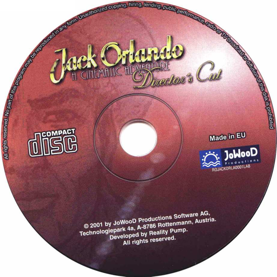 Jack Orlando: Director's Cut - CD obal