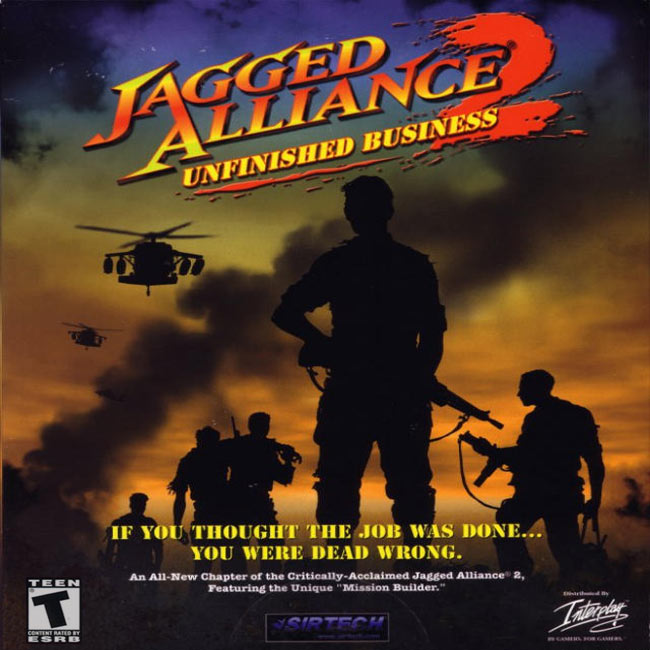 Jagged Alliance 2: Unfinished Business - pedn CD obal 3