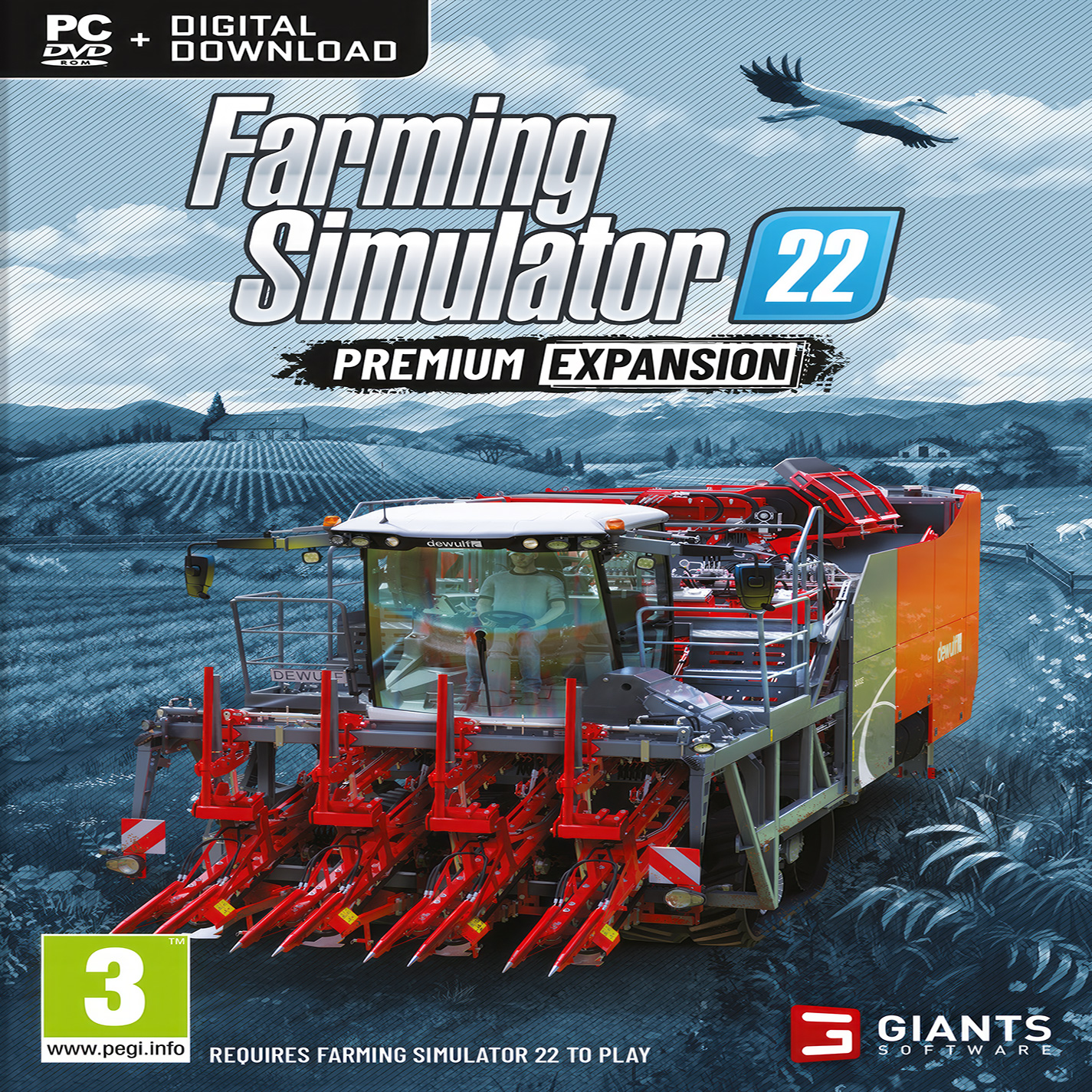 Farming Simulator 22: Premium Edition - pedn CD obal 2