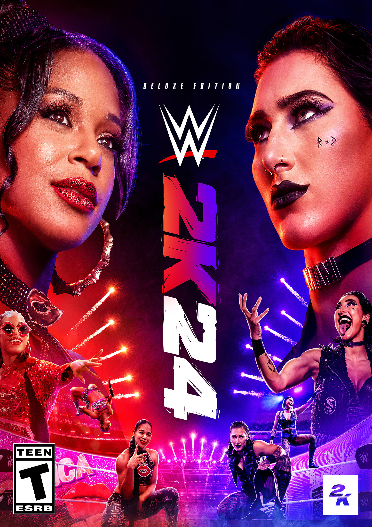 WWE 2K24 - pedn DVD obal 2