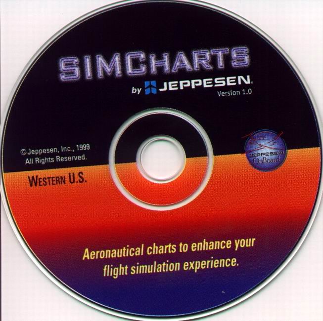 Jeppesen Charts For MS Flight Simulator 2000 & 2002: Western U.S. - CD obal