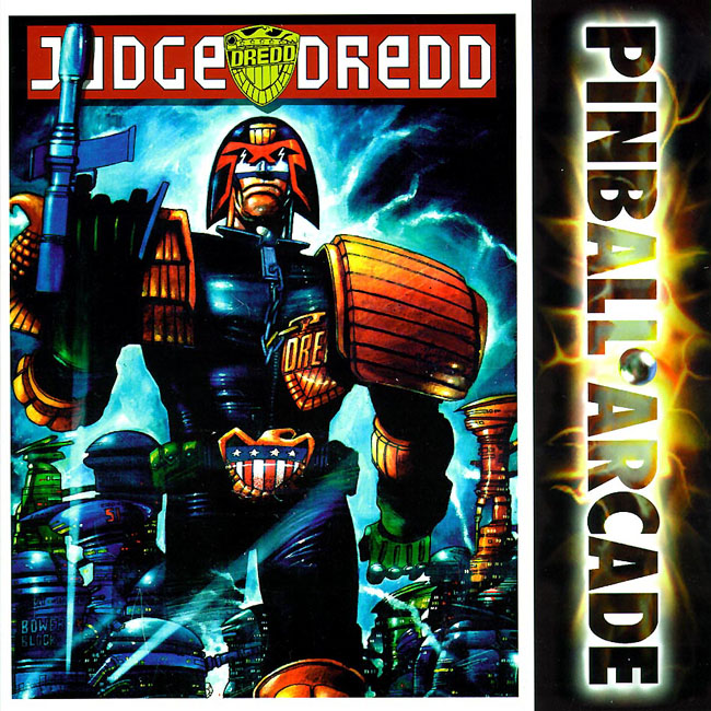 Judge Dredd Pinball - pedn CD obal