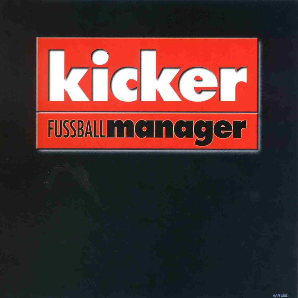 Kicker Fussball Manager - pedn CD obal