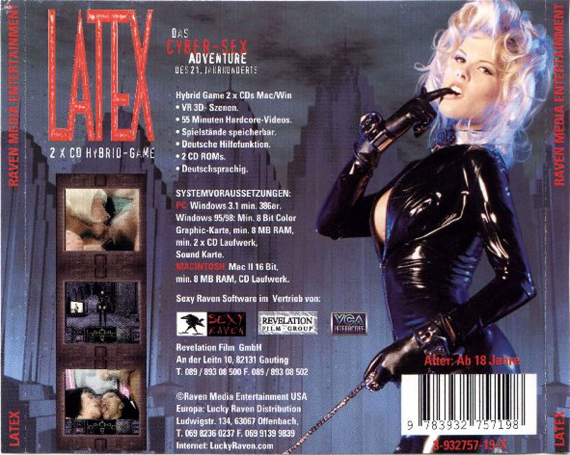 Latex: The Game - zadn CD obal