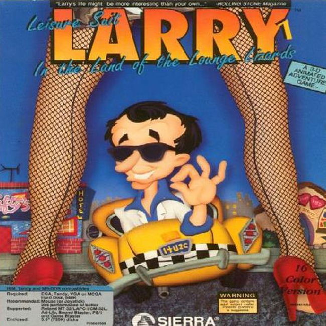 Leisure Suit Larry 1 AGI - pedn CD obal