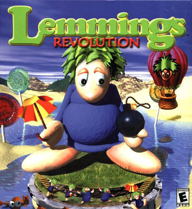Lemmings Revolution - pedn CD obal 2