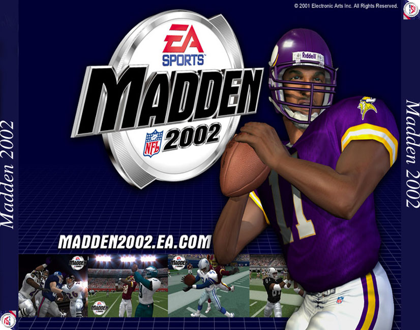 Madden NFL 2002 - zadn CD obal