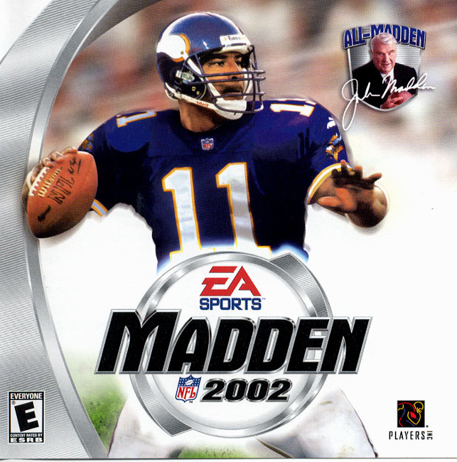 Madden NFL 2002 - pedn CD obal 2