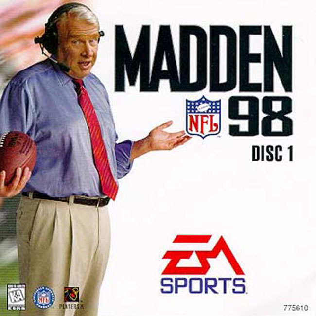 Madden NFL 98 - pedn CD obal