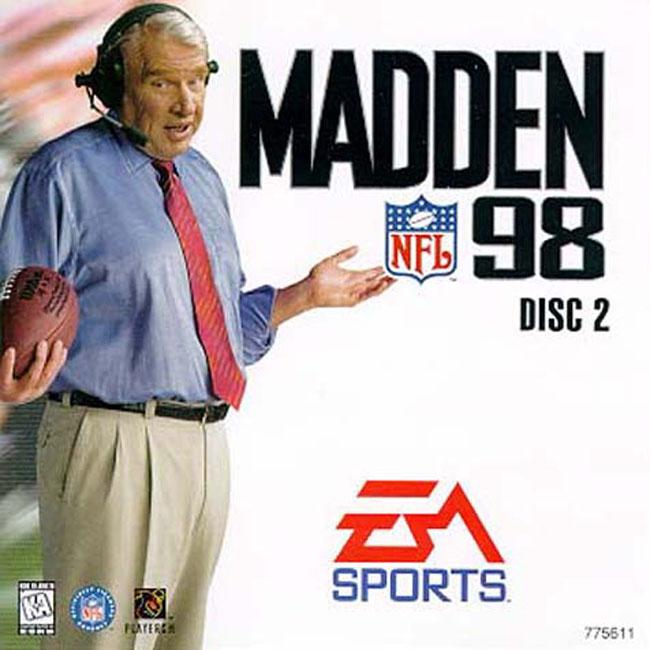 Madden NFL 98 - pedn CD obal 2
