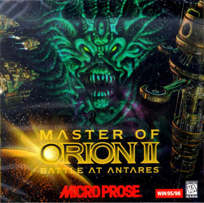 Master of Orion II: Battle at Antares - pedn CD obal