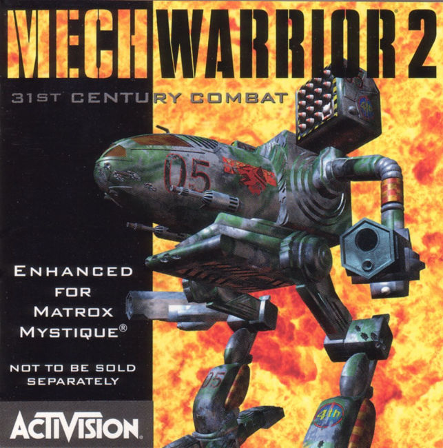 MechWarrior 2: 31st Century Combat (Matrox Mistique Bundle Ver.) - pedn CD obal