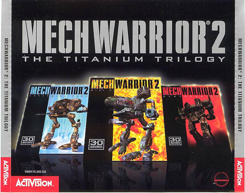 MechWarrior 2: The Titanium Trilogy - pedn CD obal