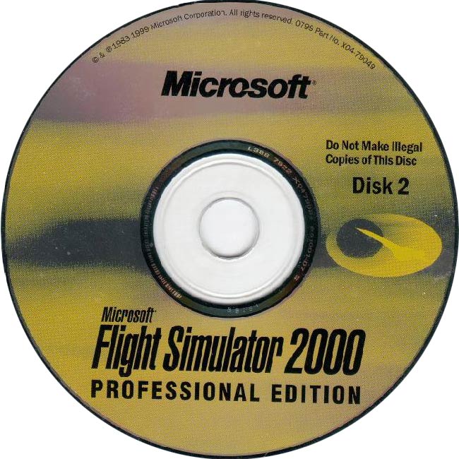 Microsoft Flight Simulator 2000: Professional Edition - CD obal 3
