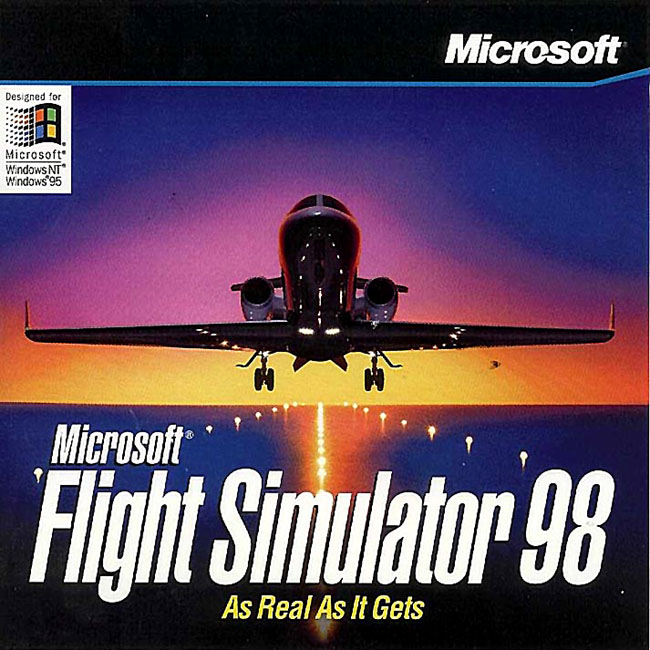 Microsoft Flight Simulator 98 - pedn CD obal
