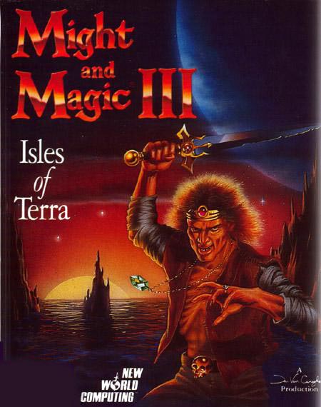 Might & Magic 3: Isles of Terra - pedn CD obal