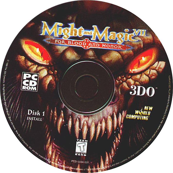 Might & Magic 7: For Blood and Honor - CD obal