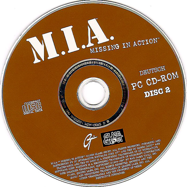 Missing In Action (M.I.A.) - CD obal 2