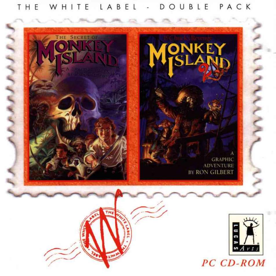 Monkey Island 1&2: The White Label - pedn CD obal