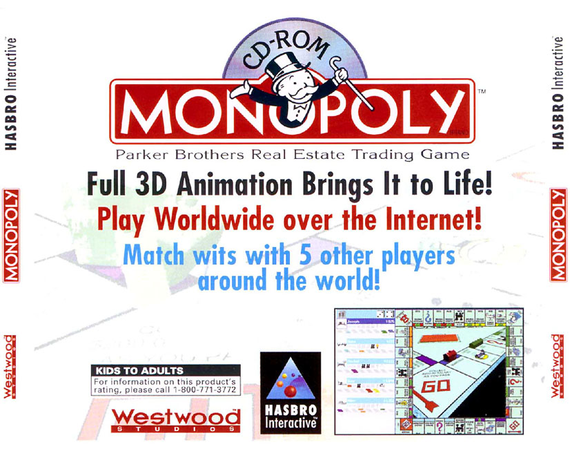 Monopoly - zadn CD obal