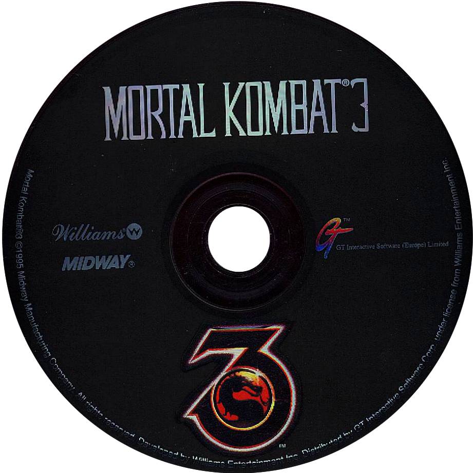 Mortal Kombat 3 - CD obal