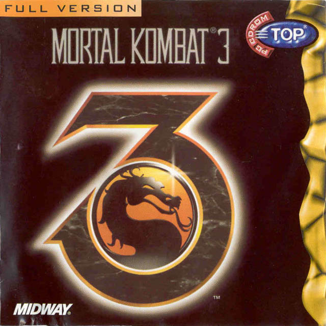 Mortal Kombat 3 - pedn CD obal 2