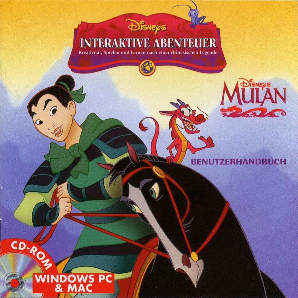 Mulan - pedn CD obal