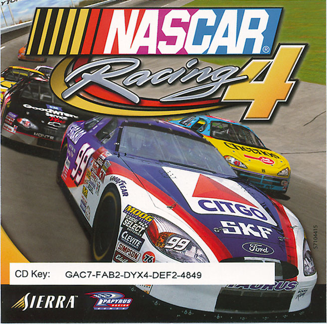 Nascar Racing 4 - pedn CD obal
