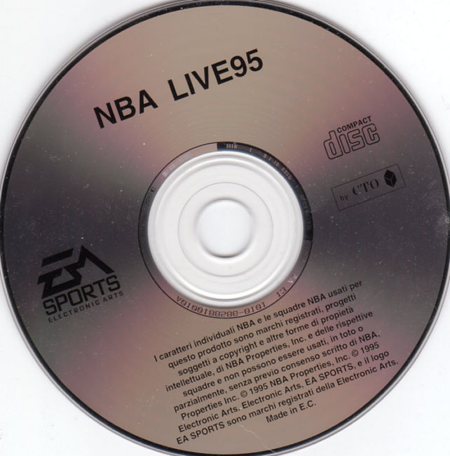 NBA Live '95 - CD obal