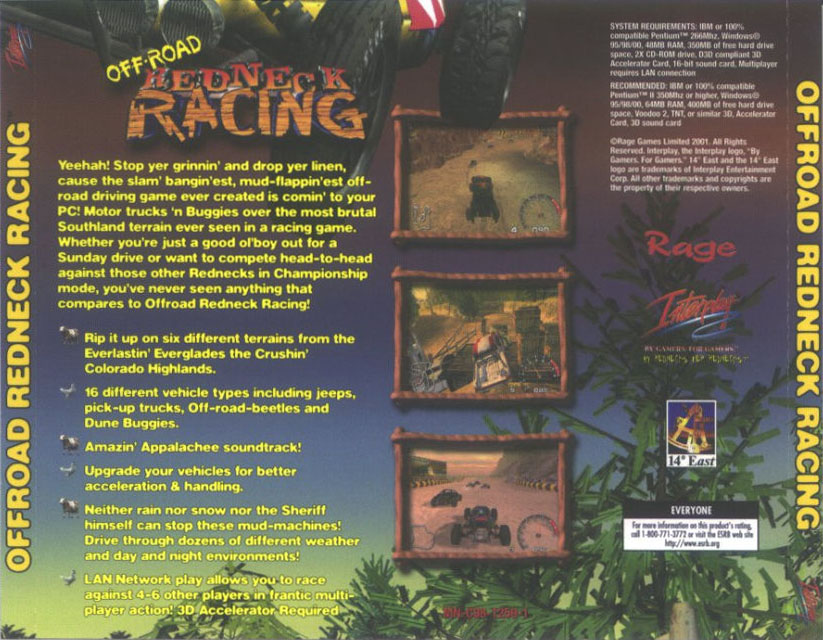 Off-Road: Redneck Racing - zadn CD obal