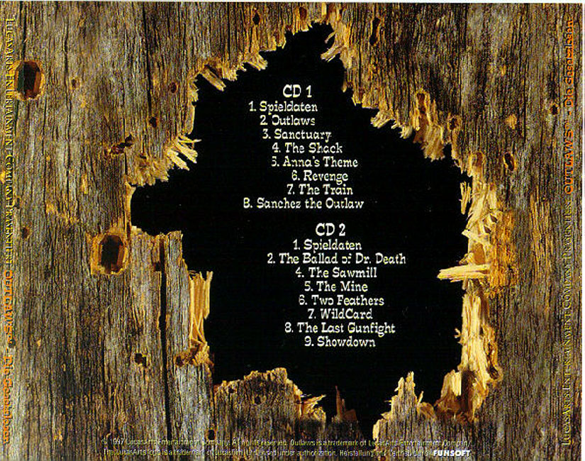 Outlaws - zadn CD obal 2