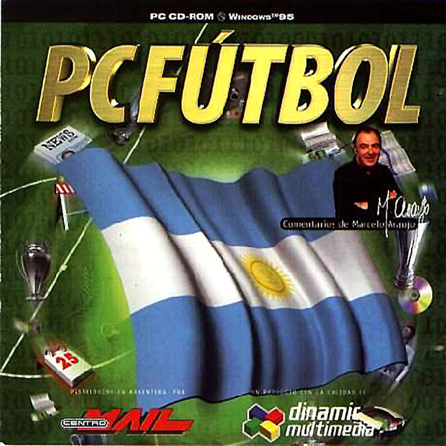 PC Futbol 5: Argentina - pedn CD obal
