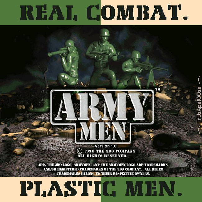 Army Men: Real Combat. Plastic Men. - pedn CD obal
