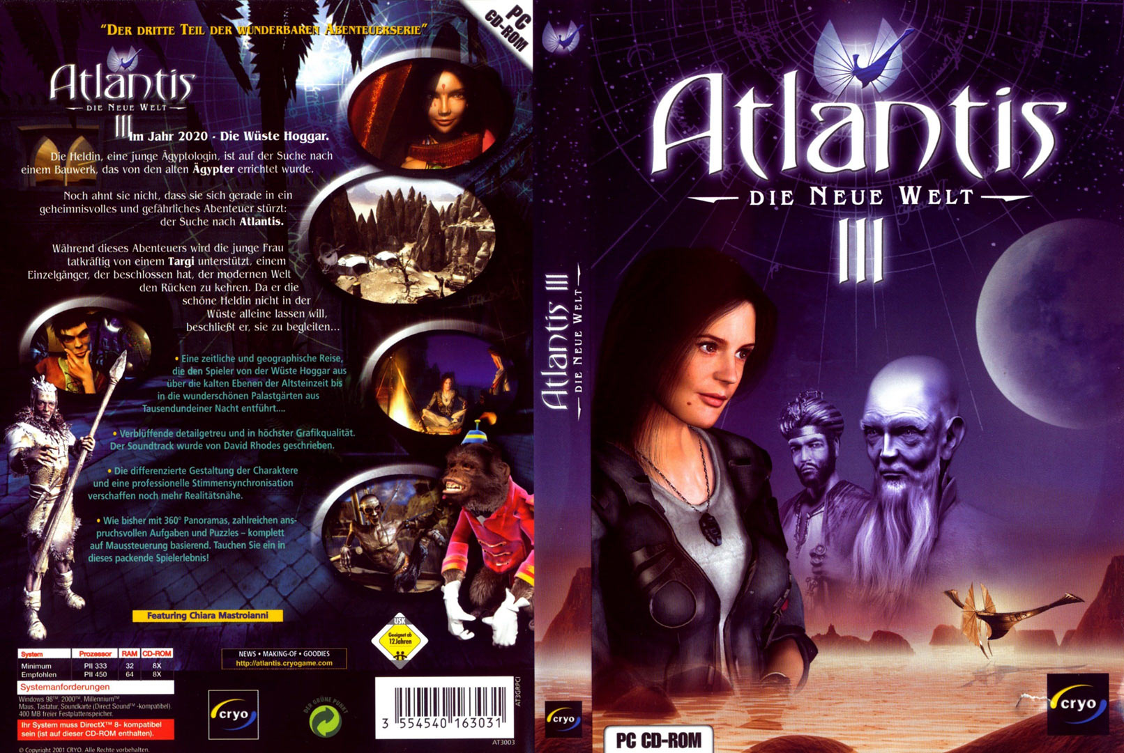 Atlantis 3: The New World - DVD obal