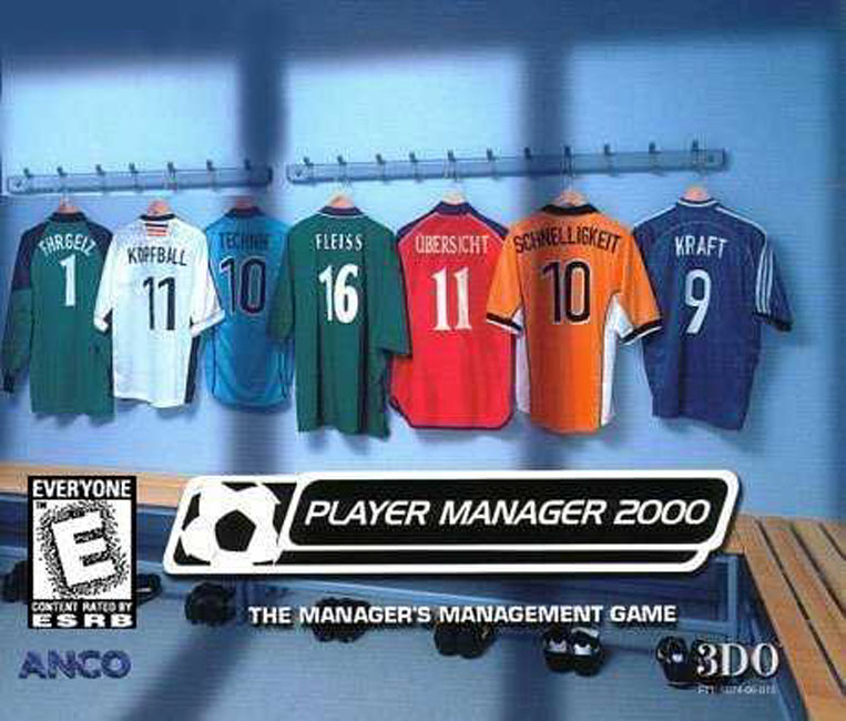 Player Manager 2000 - pedn CD obal