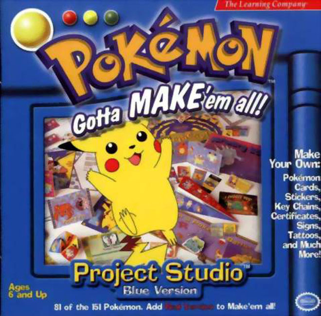 Pokemon: Project Studio Blue - pedn CD obal 2