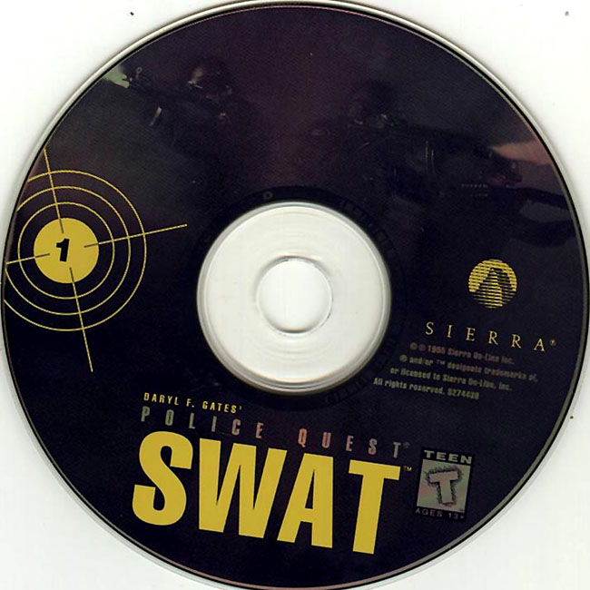 Police Quest: SWAT - CD obal 5