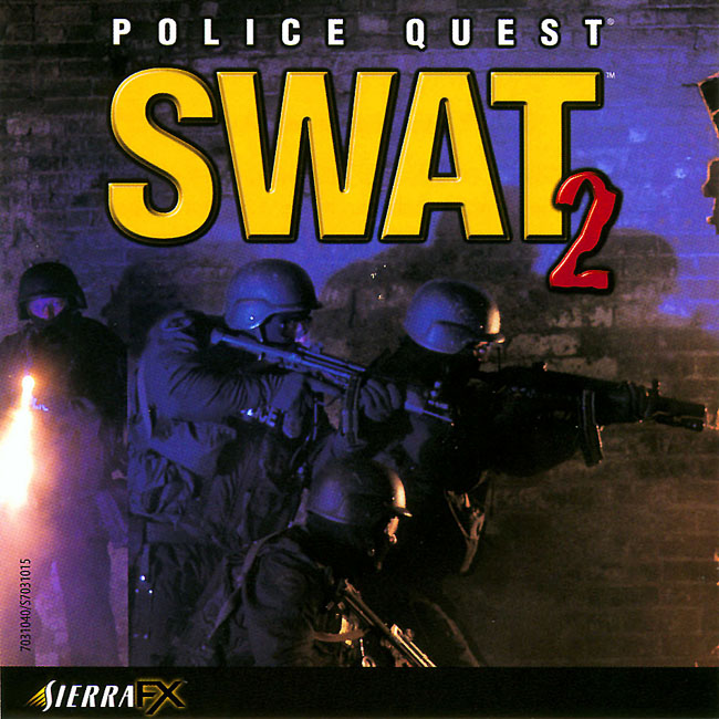 Police Quest: SWAT 2 - pedn CD obal 2