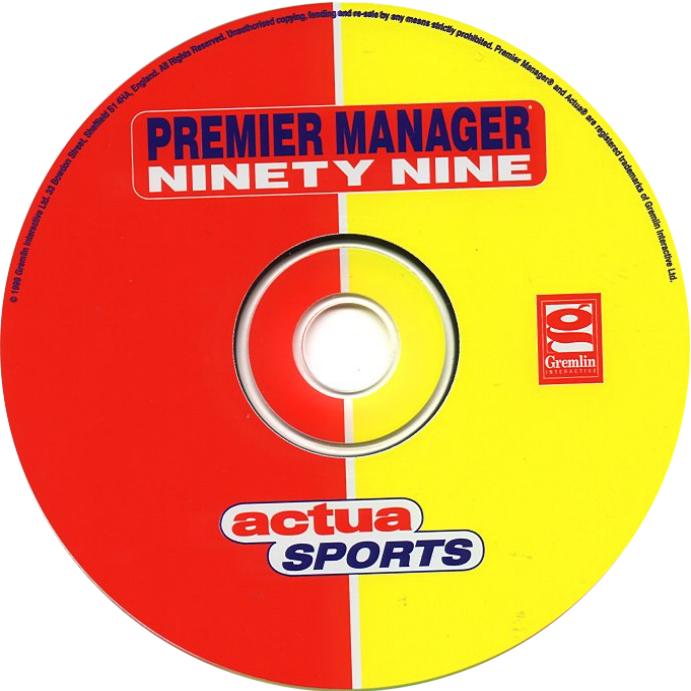 Premier Manager Ninety Nine - CD obal