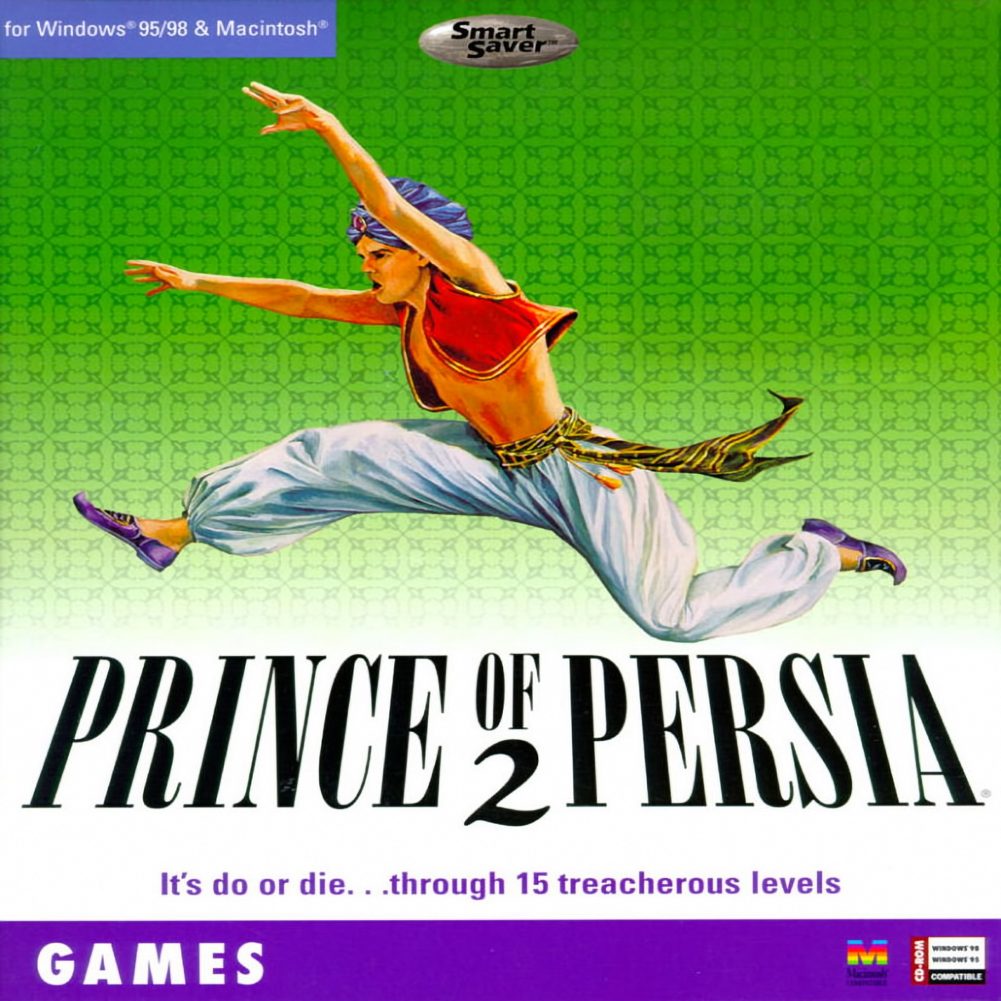 Prince of Persia 2: The Shadow And The Flame - pedn CD obal 2