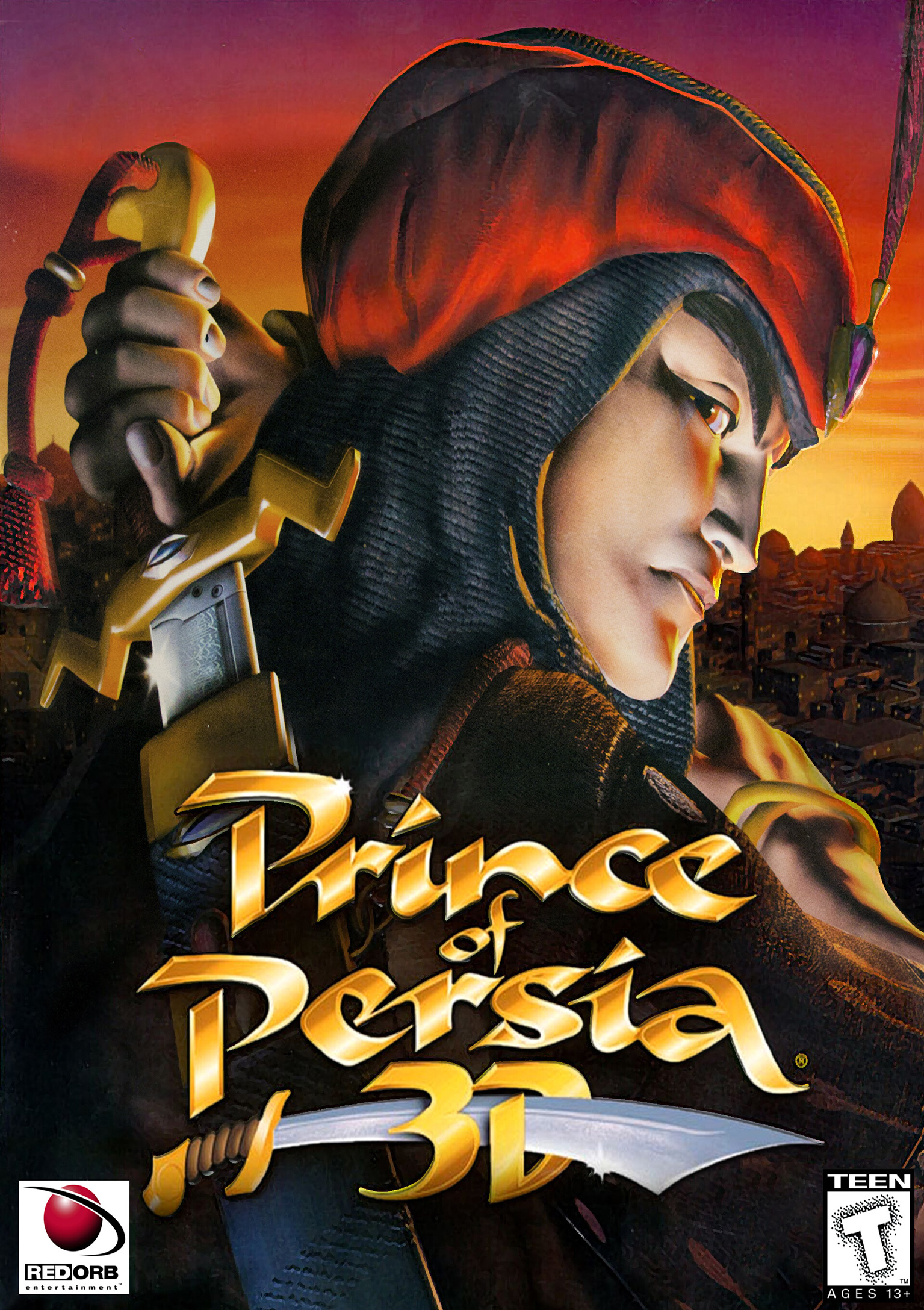 Prince of Persia 3D - pedn DVD obal