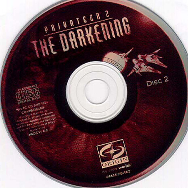 Privateer 2: The Darkening - CD obal 2