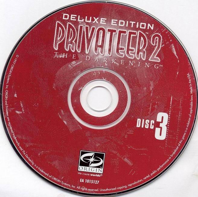 Privateer 2: The Darkening Deluxe Edition - CD obal 3