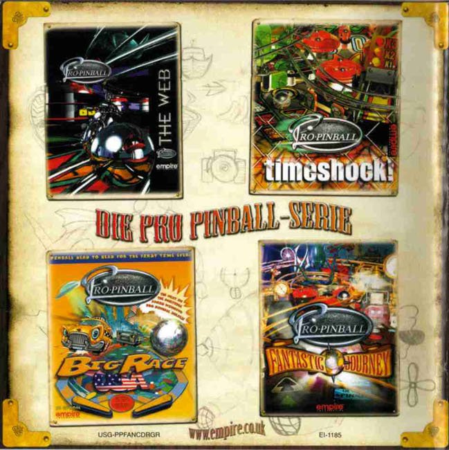 Pro Pinball: Fantastic Journey - pedn vnitn CD obal