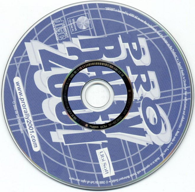 Pro Rally 2001 - CD obal