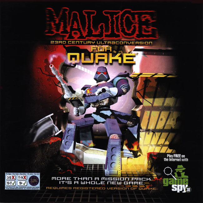 Quake: Malice - pedn CD obal