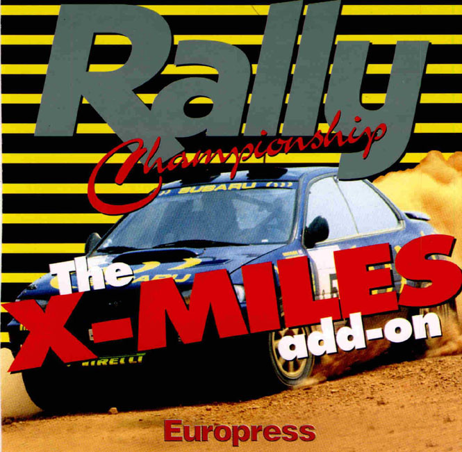 Rally Championship: The X-Miles add-on - pedn CD obal