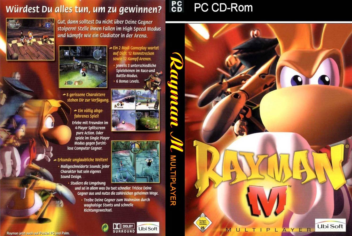 Rayman Arena - DVD obal