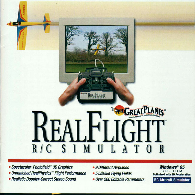 Real Flight R/C Simulator - pedn CD obal