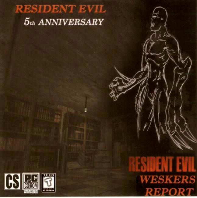 Resident Evil: Weskers Report - pedn CD obal